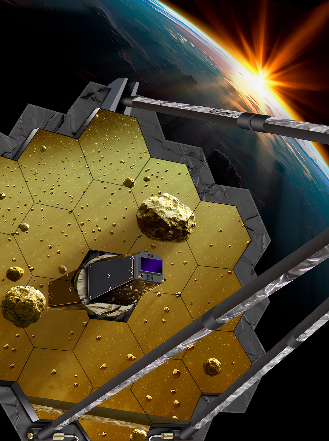 Obrona planetarna: Webb wykrywa 138 asteroid wielkości dekametrów w głównym pasie